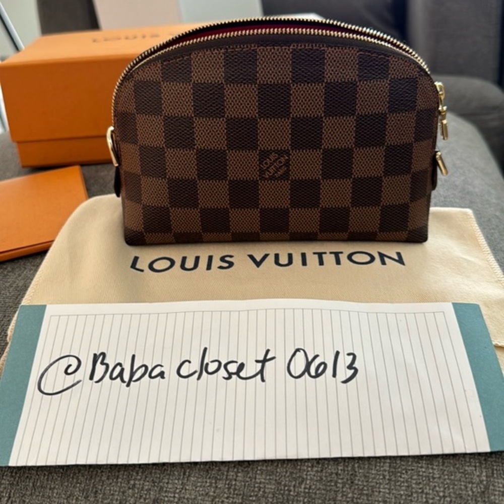 Louis Vuitton Damier Ebene Cosmetic Pouch